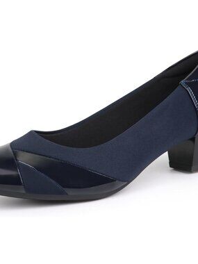 Women’s Bunion Dress Shoes Low Heel Orthopedic Orthotic Slip-On Pumps Loafers